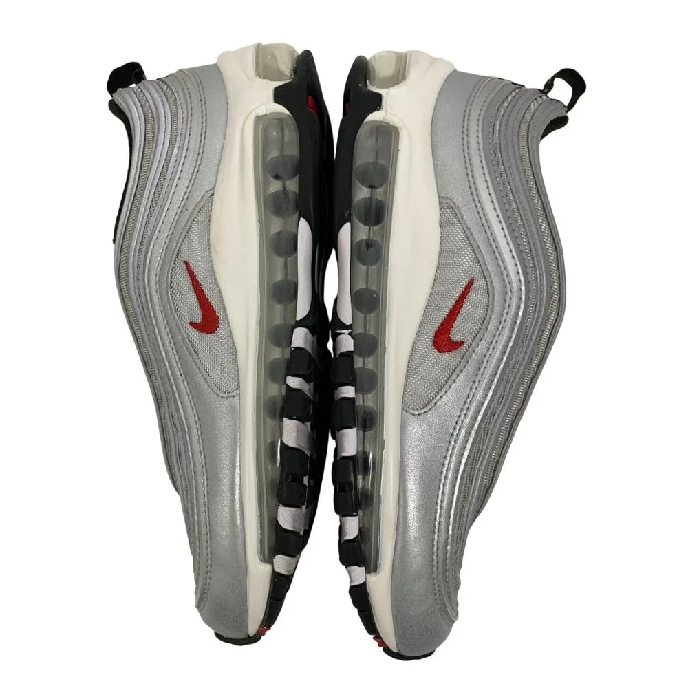 Nike Air Max 97 Silver Bullet Sneakers Youth 6.5Y O10705 EUC 918890-001 Athletic - Picture 10 of 10